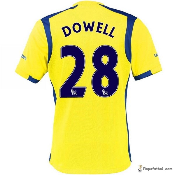 Camiseta Everton Replica Tercera Ropa Dowell 2016/17 Amarillo